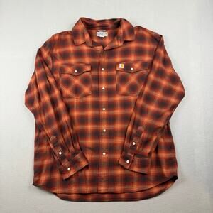 Carhartt Plaid Flannel Shirt L